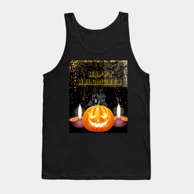 Happy Halloween Tank Top by Jumana2017